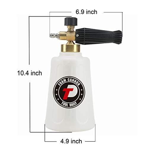 Pressure Washer Foam Cannon for Car Wash with 1.1mm Nozzle