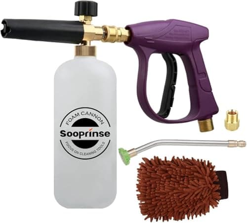 Foam Cannon Kit with Pressure Washer, 1 L Snow Foam Lance, 4000 PSI