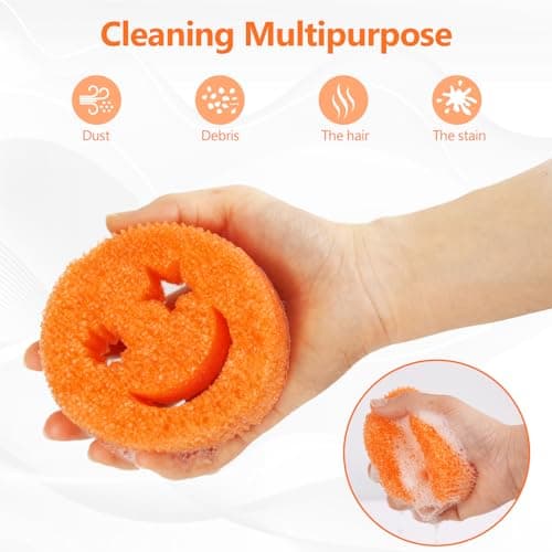 Scratch-Free Multipurpose Dish Sponges for Kitchen & Bathroom - BPA Free & Polymer Foam