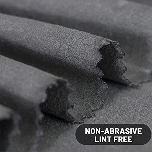 PINGMIC 12"×12" Lint-Free Gray Silicon Gun Cleaning Cloth
