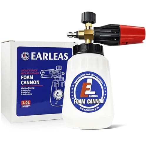 Professional Snow Foam Lance for Pressure Washer 1 Liter Bottle 1/4 Inch Quick Connector Car Glass Wall Cleaning
| Pressure Washer Snow Foam Lance 1 Liter Bottle 1/4 Inch Quick Connector Ideal for Car and Exterior Surface Cleaning
| 1/4 Inch Quick C