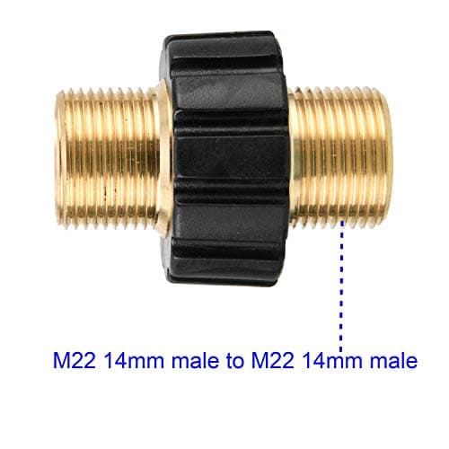Tool Daily M22 to 3/8 Inch Quick Connect Pressure Washer Adapter Set, 9 Pack