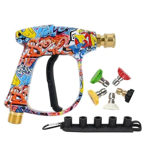 Greenworks Compatible High Pressure Washer Gun 3000 PSI, M22-14 Quick Connect