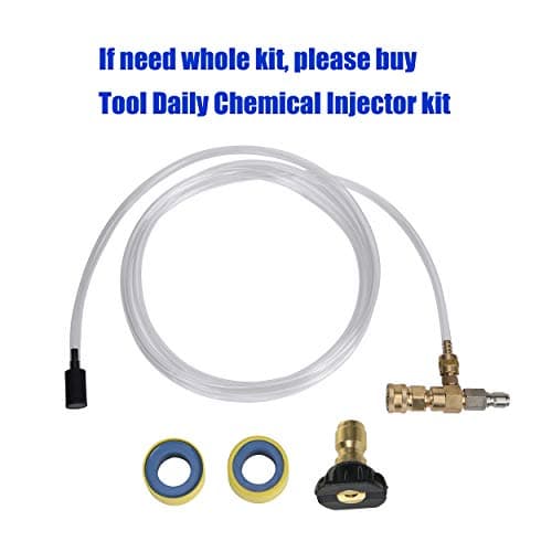 Tool Daily Pressure Washer Siphon Hose & Filter, 10 ft Tubing, 2 Filters