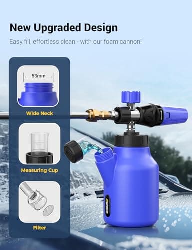 Carpaint Foam Cannon with Quick Connector for Pressure Washers