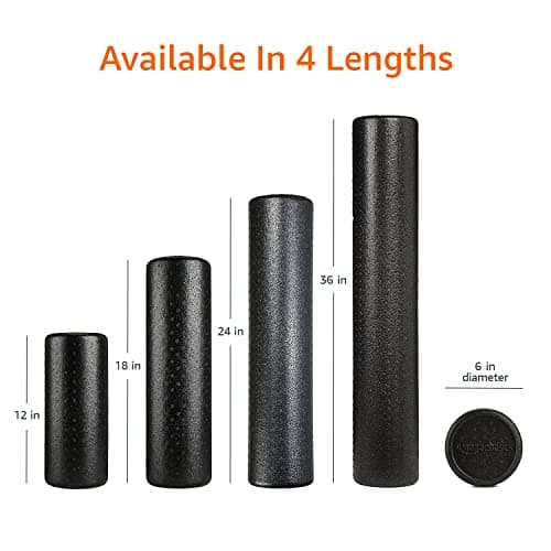 Amazon Basics High-Density Foam Roller for Fitness and Recovery