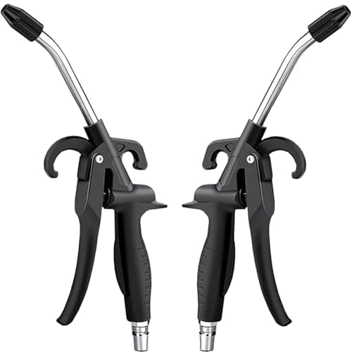 Black Air Blower Gun 2-Pack High Volume Pneumatic Dust Removal Tool