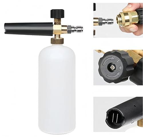 Dual Purpose Switch Spray Gun, Foam Cannon for Pressure Washer, Car Wash Kit Foam Gun
| Pressure Washer Sprayer with Dual Connector Accessory, 5 Power Washer Nozzles
| Dual Purpose Switch Spray Gun, 5 Power Washer Sprayer Nozzles for Car Wash Kit