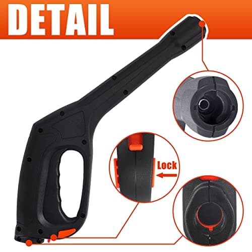 Pressure Washer Gun with Accessories for Home Use