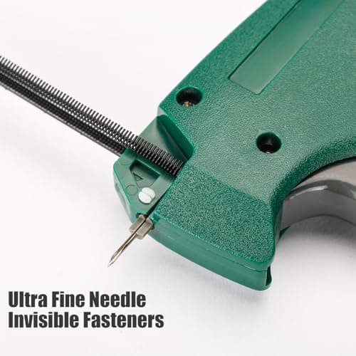 Quick Clothing Fixer Needle Gun, 1 Needle 1500 Black & White Fasteners