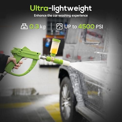 Foam Cannon Pro for Pressure Washers, Green with Quick Connect Nozzle