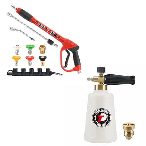 Daily Pressure Washer Gun with Wand Extension & Foam Cannon