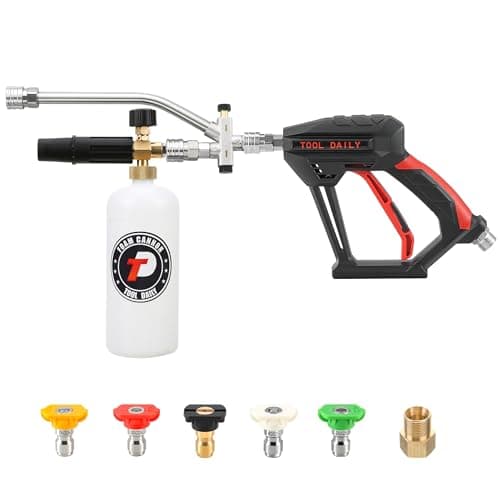 Daily Short Pressure Washer Gun with Foam Cannon, 25 FT Hose