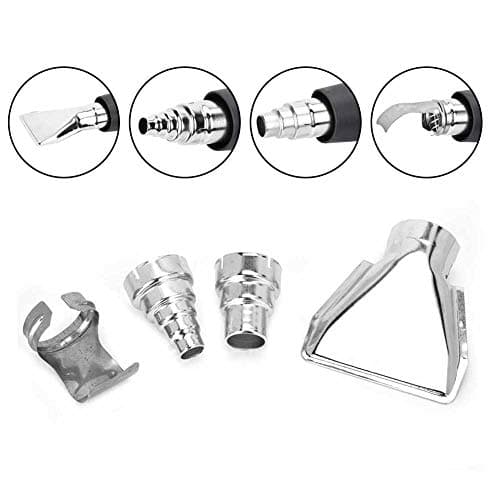 4Pcs Heat Gun Nozzles & Accessories for Mini Electric Heat Guns Industrial Tools Shrink Wrap