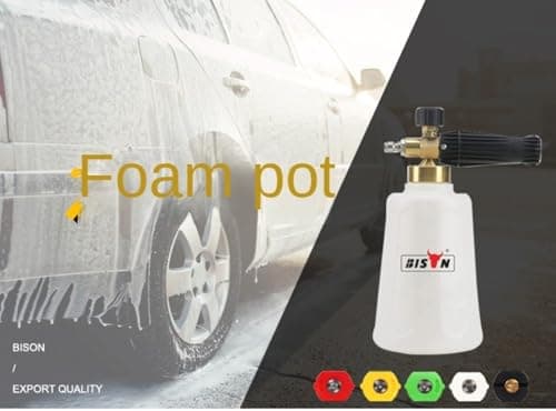 Stainless steel nozzle foam cannon for pressure washer