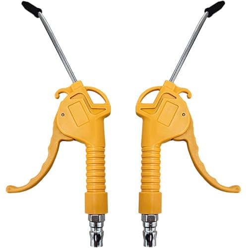 High Volume Power Pneumatic Dust Removing Gun with Joint (Deep Yellow, 2 Pack)
