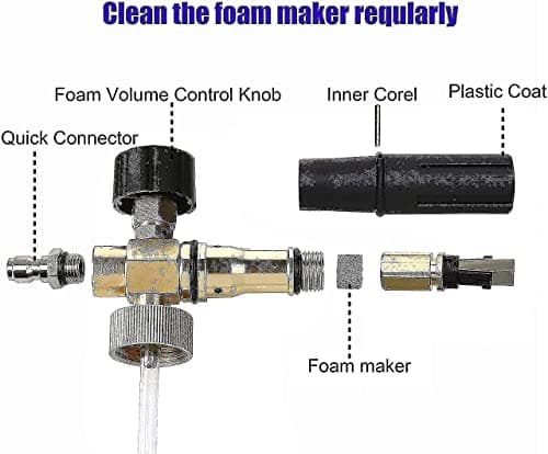 Simplified Tool Daily Short Pressure Washer Gun with Foam Cannon