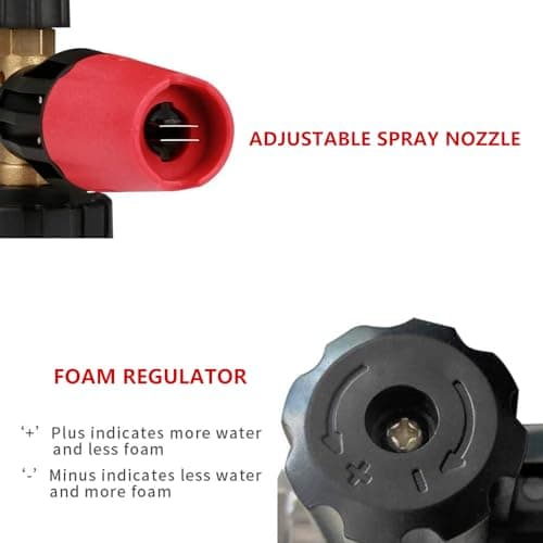 Foam Cannon Kit with Pressure Washer, 1 L Snow Foam Lance, 4000 PSI
