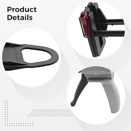 Professional Tube Squeezer Gun with Metal Grip, Trigger Handle for Caulking & Toothpaste Adhesive