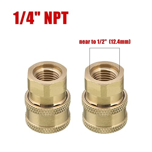 Tool Daily 1/4 Inch Quick Connect Pressure Washer Coupler