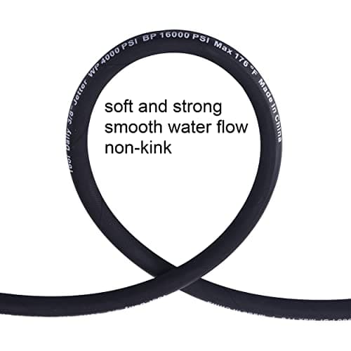 Pressure Washer Whip Hose with Swivel for Daily Use