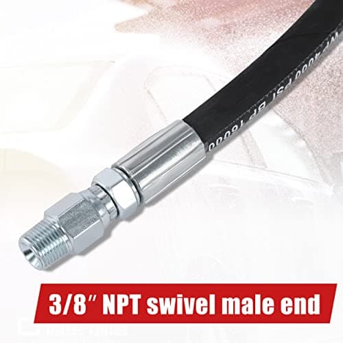 Pressure Washer Whip Hose with Swivel for Pressure Washing