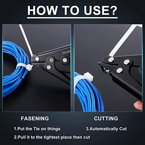 Zhushan Adjustable Cable Tie Gun for Fastening and Cutting Nylon Tie