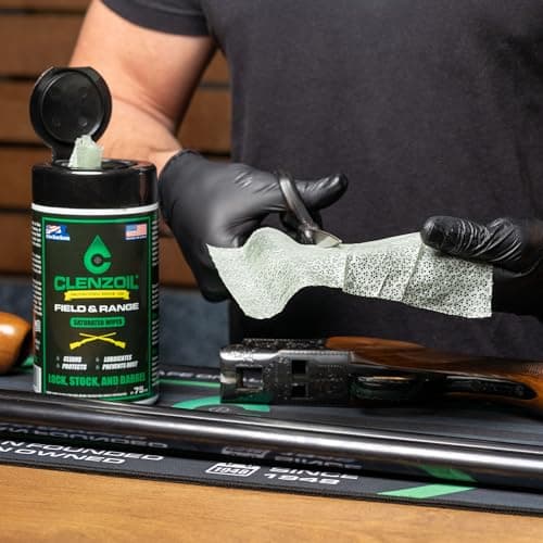 Clenzoil Field & Range CLP Pre-Saturated Gun Cleaning Wipes - 75 Pack