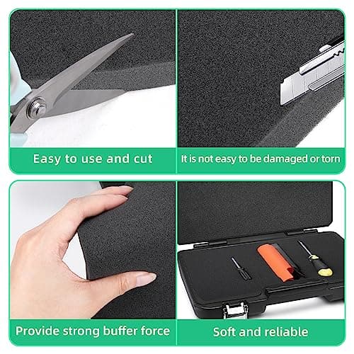 16x12x1 Inch Polyurethane Foam Sheets for Toolboxes and Storage