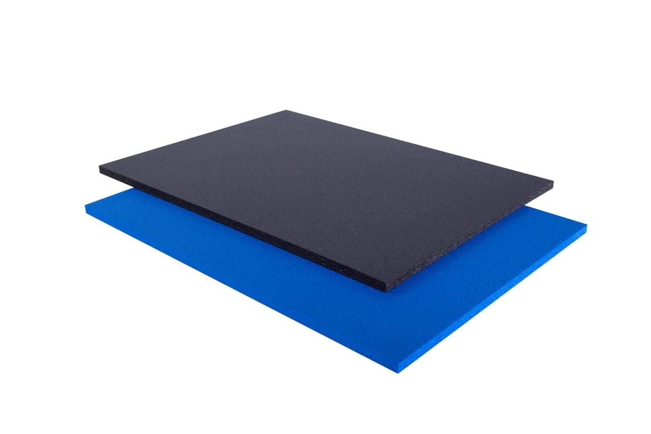 5S Lean Tool Box Organizer 1/2 INCH Thick, Blue (10.75"x18.125")