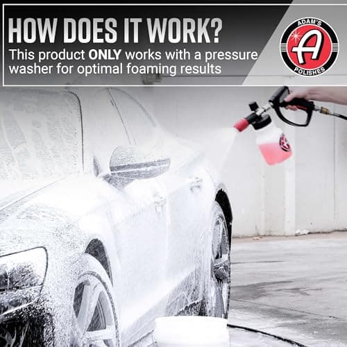 Adam's Polishes Foam Cannon Soap Sprayer | 1/4" Quick Disconnect Cannister