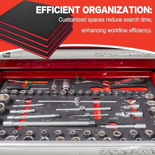 Kaizen Organizer 4 Pack Tool Box Foam Inserts 17 X 12 X 1 Inch for Cases
| Polyethylene Storage Sheets for Toolbox Hard Case - 4 Pack 17 X 12 X 1 Inch Tool Shadow Foam Inserts
| Kaizen Organizer Tool Box Foam Inserts - 4 Pack 17 X 12 X 1 Inch for To