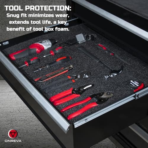 Kaizen Organizer Sheet Tool Box Foam 1PC 18x12x2 Inch Foam Inserts for Cases
| Polyethylene Storage Sheets for Toolbox Hard Case Tool Box Foam 1PC 18x12x2 Inch
| Tool Shadow Insert Tool Box Foam 1PC 18x12x2 Inch for Cases