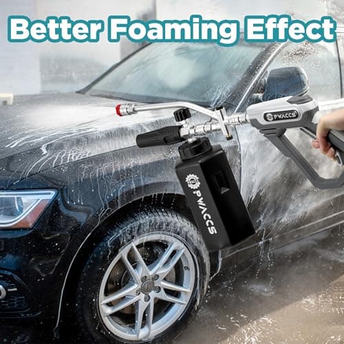 PWACCS 4000 PSI Pressure Washer Foam Gun with Dual Tips and Quick Connect