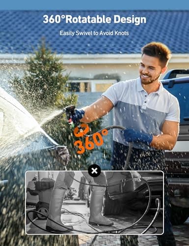 AstroAI Pressure Washer Quick Connect Kit: M22 14mm Swivel Adapters