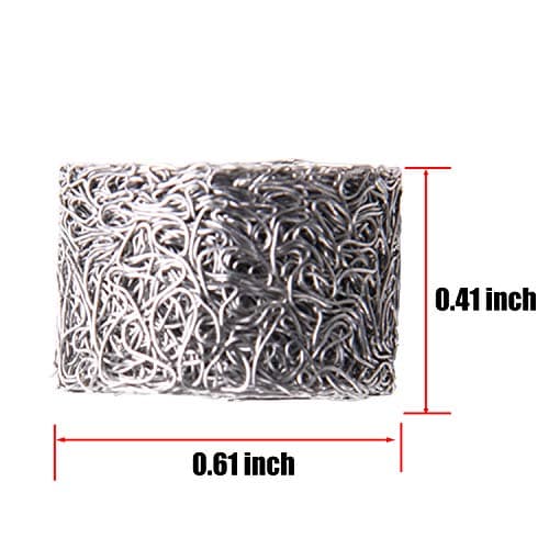 Tool Daily 1.1 mm Orifice Replacement Thread Nozzle and Mesh Filter for Foam Cannon and Foam Maker, 3000 PSI for Car Wash and Detailing