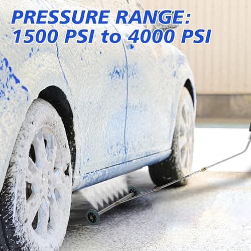 RIDGE_wasHER 24 Inch Undercarriage Pressure Washer, 4000 PSI, 3 Extension Wands