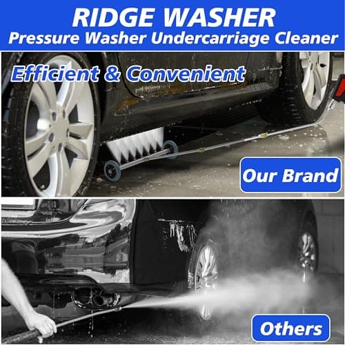RIDGE_wasHER 24 Inch Undercarriage Pressure Washer, 4000 PSI, 3 Extension Wands