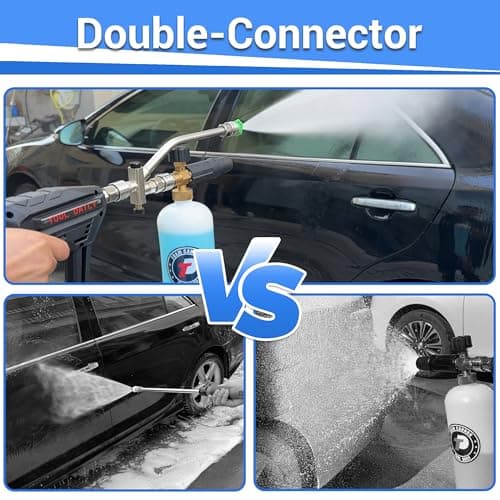 Daily Short Pressure Washer Gun with Foam Cannon, 25 FT Hose