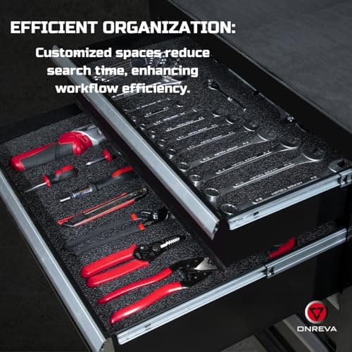 3Pack 16x12x2 Inch Tool Box Foam Inserts for Cases
| Polyethylene Storage Sheets for Toolbox Hard Case by Kaizen Organizer
| Tool Shadow Insert for Tool Box by Kaizen Organizer