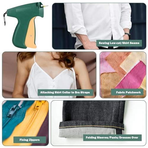 Fine Stitch Mini Sewing Gun for Quick Clothing Fixes