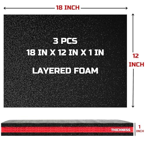 3Pack Tool Box Foam Inserts for Cases
| Polyethylene Storage Sheets for Toolbox Hard Case
| Tool Shadow Insert from Kaizen Organizer Sheet
