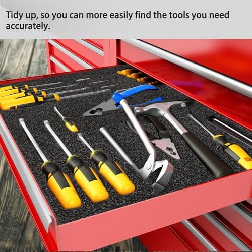 2pc Cuttable High Density Polyethylene Shadow Foam Tool Box Inserts 45x22x1.5in