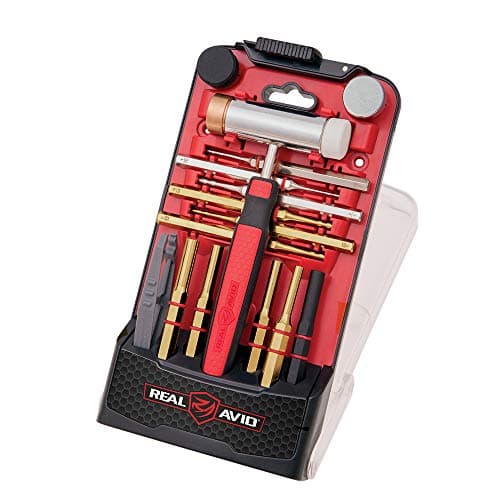 Real Avid Hammer Set & Punch Kit - Gunsmithing Hammer & 4 Tips, Non-Marring Tools
