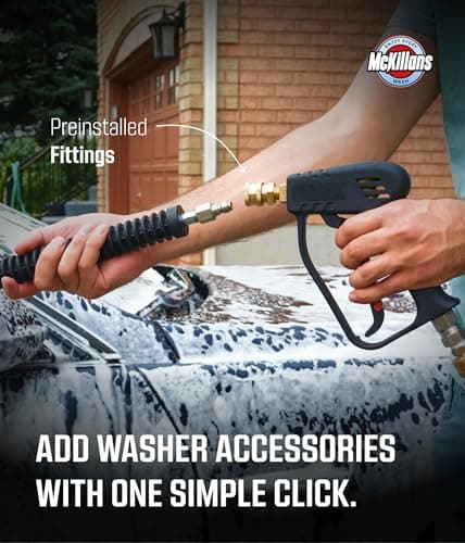 McKillans® High Pressure Washer Gun with Swivel and Quick Connector