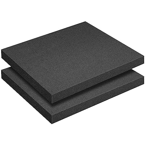 16x12x1.5 Inch Polyurethane Foam Sheets for Toolboxes and Cases