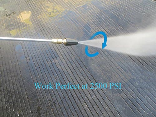 Quick Connect Turbo Nozzle for Cold Water Pressure Washers, 2500 PSI