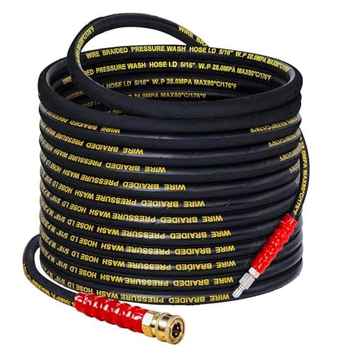 3/8" Quick Connect 50 FT 4000 PSI Kink Resistant Pressure Washer Hose