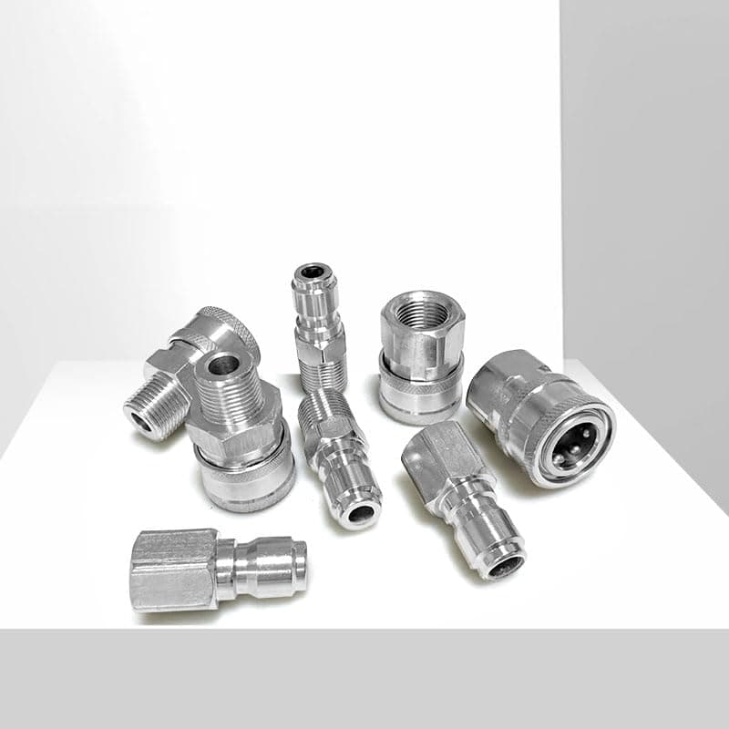 3/8 Quick Connect Fittings Kit for Pressure Washers, 8 Pieces Female & Male Thread