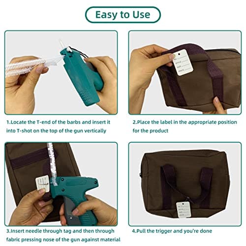 2006pcs Clothing Tagging Gun Kit with 1600 Barbs & 400 Labels